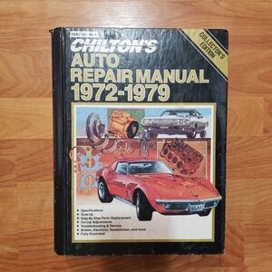 Chilton's #6914 Auto Repair Manual 1972-1979 Collector’s Edition Hardcover